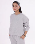Buy Sajiero Fleece Tracksuit – Warm Set - Grey in Pakistan