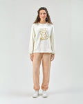 Buy Sajiero Fleece Pajama Suit - Honey Bear in Pakistan