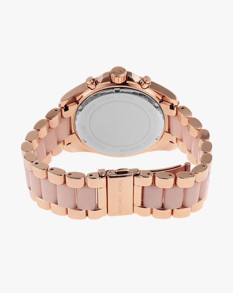 Buy Michael Kors Bradshaw Chronograph Quartz Two Tone Strap Ladies Watch - Mk6830 in Pakistan