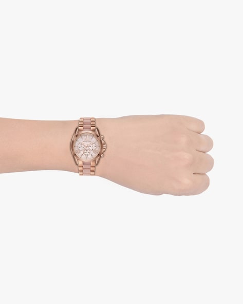 Buy Michael Kors Bradshaw Chronograph Quartz Two Tone Strap Ladies Watch - Mk6830 in Pakistan