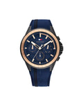 Buy Tommy Hilfiger Mens Quartz Blue Silicone Strap Blue Dial 44mm Watch - 1791860 in Pakistan