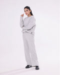 Buy Sajiero Fleece Tracksuit – Warm Set - Grey in Pakistan