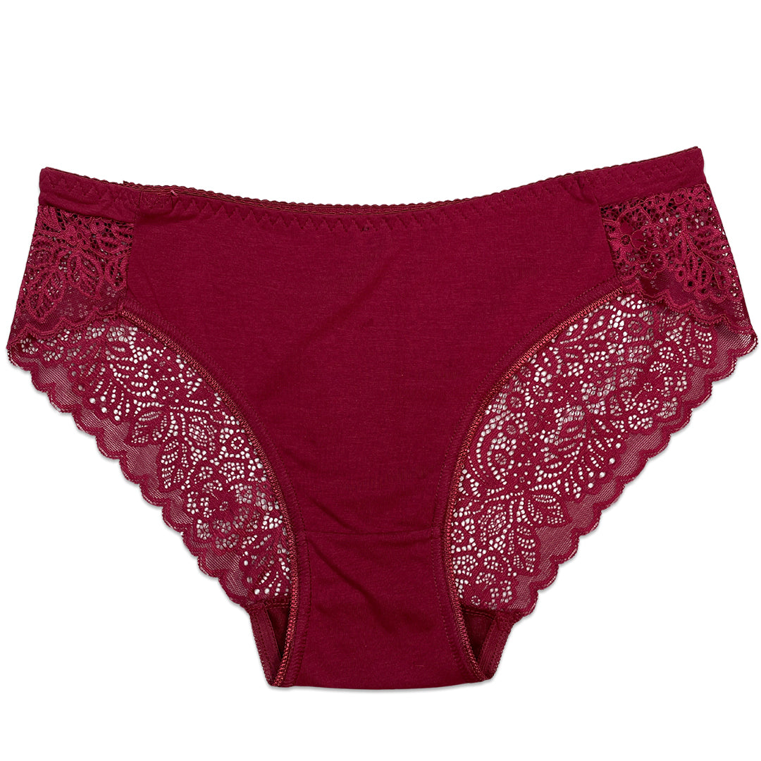 Buy Pack of 3 Briefs Panties - Lace Charm in Pakistan