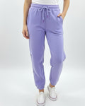 Buy Sajiero Fleece Trouser – Bow Print - Purple in Pakistan