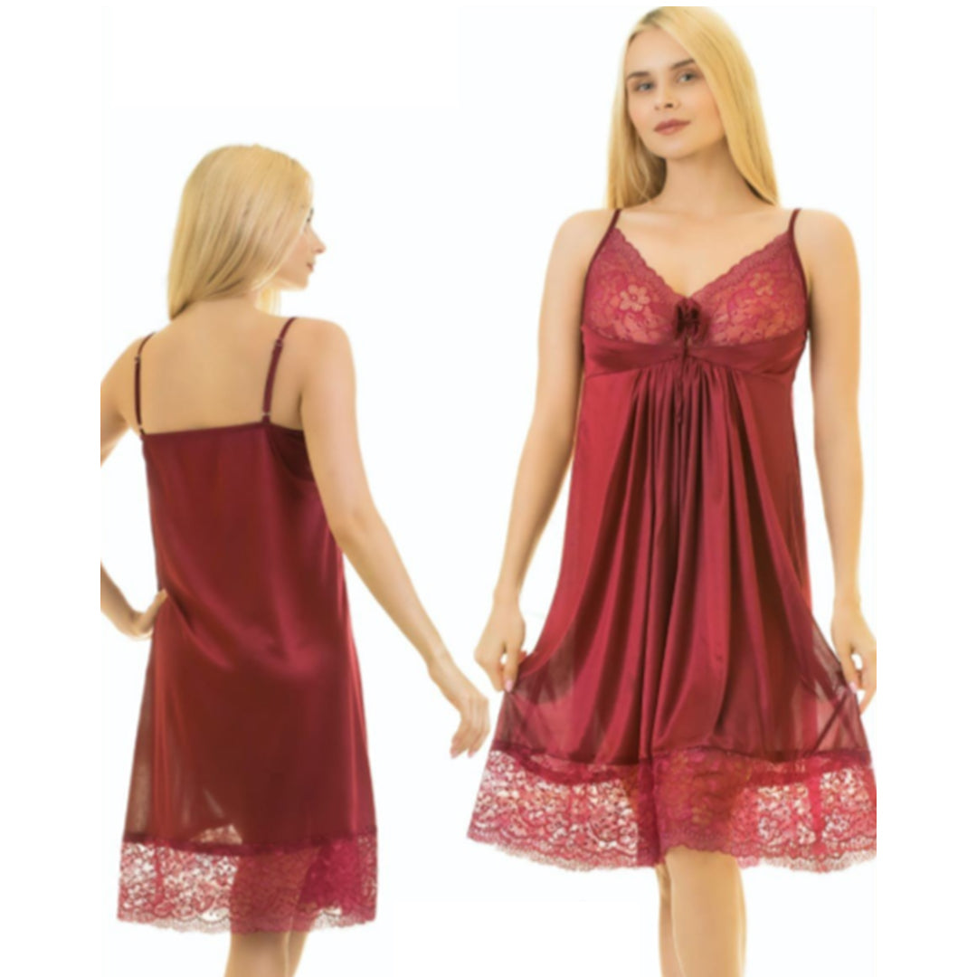 Buy 1 Piece Ceder Strap Short Nightie in Pakistan