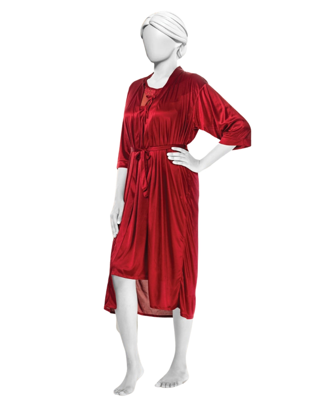 Buy Jersey Silk 2pcs Gown Set in Pakistan