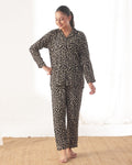 Buy Sajiero Linen Pajama Suit - Wild Lounge in Pakistan