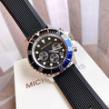 Buy Michael Kors Mens Quartz Black Silicone Strap Black Dial 45mm Watch - Mk8366 in Pakistan