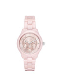 Buy Michael Kors Runway Analog Pink Dial Pink Stainless Steel Watch for Women - Mk6629 in Pakistan