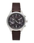 Buy Tommy Hilfiger Ashton Grey Dial Brown Leather Strap Watch for Men - 1791729 in Pakistan