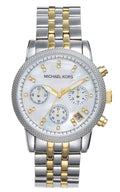 Buy Michael Kors Jet Set Chronograph White Dial Two-tone Strap Ladies Watch - Mk5057 in Pakistan