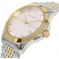 Buy Gucci G Timeless Silver Dial Two Tone Steel Strap Watch for Men - YA126409 in Pakistan