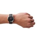 Buy Emporio Armani Luigi Black Dial Black Leather Strap Watch for Men - AR1692 in Pakistan