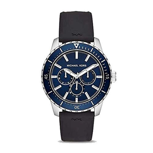 Buy Michael Kors Mens Silicone Strap Blue Dial 44mm Watch - Mk7160 in Pakistan