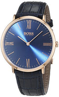 Buy Hugo Boss Mens Quartz Blue Leather Strap Blue Dial 40mm Watch - 1513371 in Pakistan