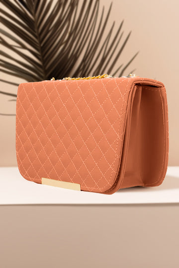 Buy Handbag Quilted Charm - Bronze in Pakistan