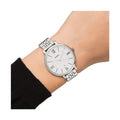 Buy Jacqueline White Dial Silver Steel Strap Watch For Women in Pakistan