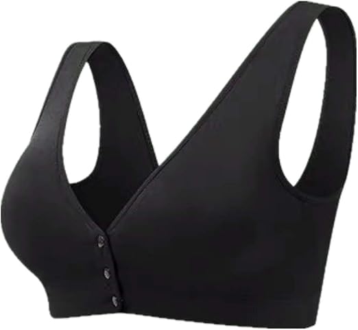 Buy Sleek Button Bra Black in Pakistan