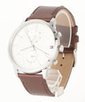 Buy Tommy Hilfiger Evan White Dial Brown Leather Strap Watch for Men - 1710404 in Pakistan