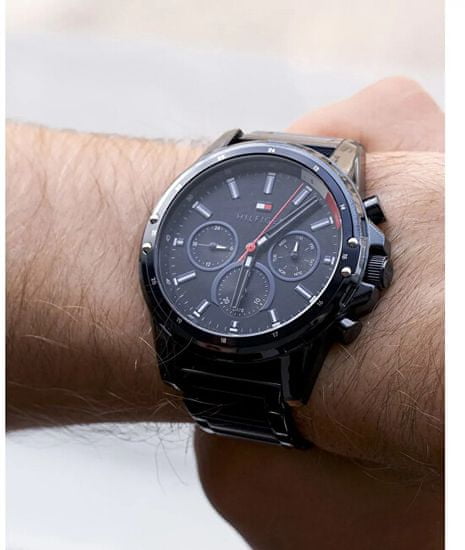 Buy Tommy Hilfiger Mason Blue Dial Blue Steel Strap Watch for Men - 1791789 in Pakistan