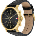 Buy Tommy Hilfiger Mens Quartz Leather Strap Black Dial 44mm Watch - 1710417 in Pakistan