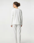 Buy Sajiero Fleece Pajama Suit - White Teddy in Pakistan