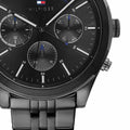 Buy Tommy Hilfiger Mens Quartz Black Stainless Steel Black Dial 44mm Watch - 1791738 in Pakistan