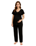Buy Sajiero Silk Maternity Pajama Suit - Sleep Spell in Pakistan