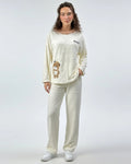 Buy Sajiero Fleece Pajama Suit - Soft Mood in Pakistan