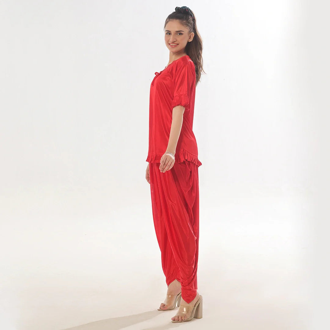 Buy Sajiero Patiala Silk Pajama Suit in Pakistan