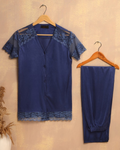 Buy Sajiero Silk Pajama Suit - Dream Nest in Pakistan