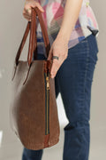 Buy SwiftZip Tote Bag - Brown in Pakistan