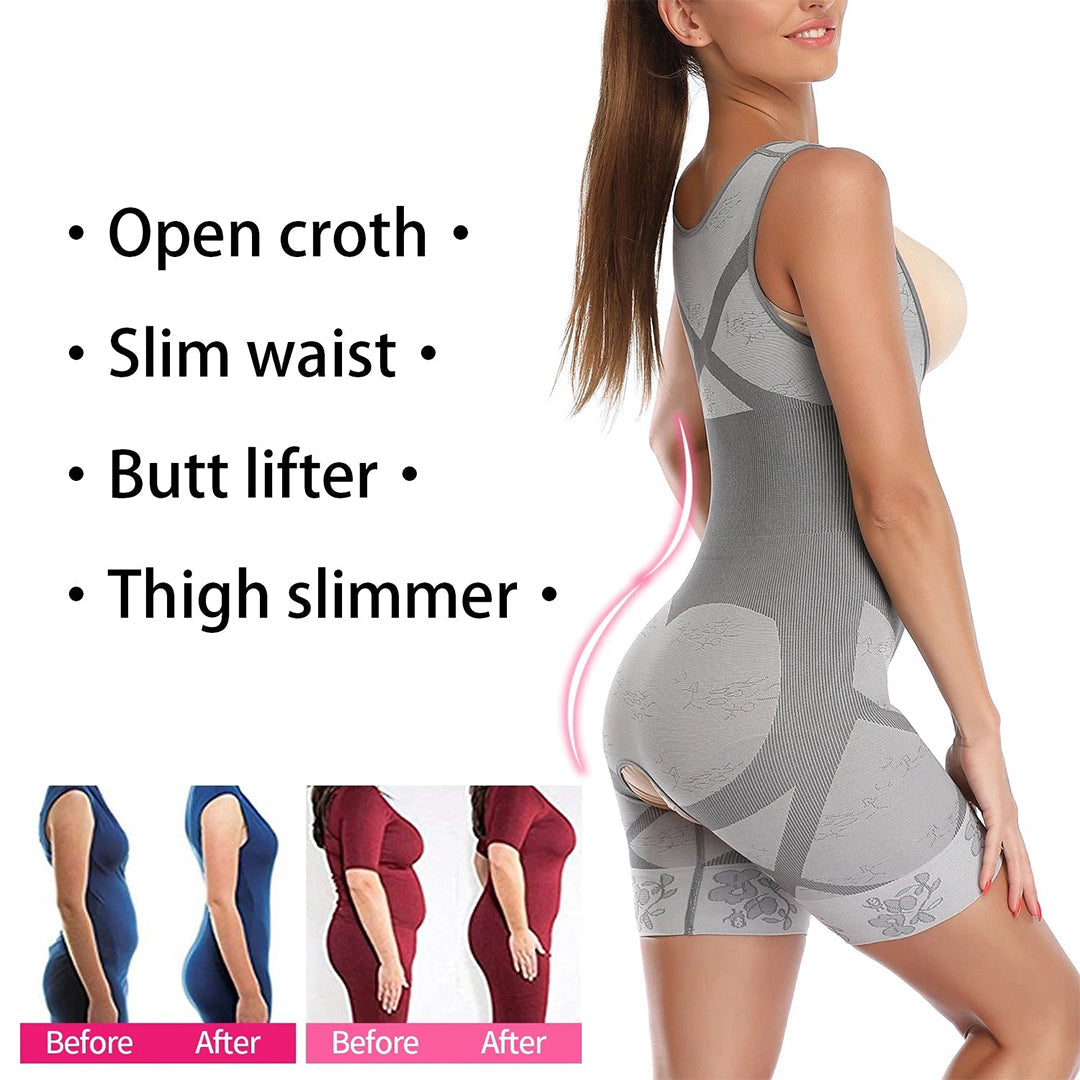 Buy Sajiero Spanx Full Body Corset Crotch Buckle Body Shaper in Pakistan