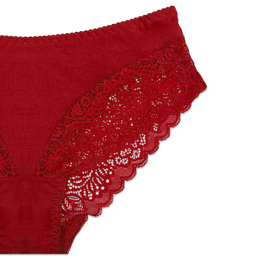 Buy Pack of 3 Briefs Panties - Lace Grace in Pakistan