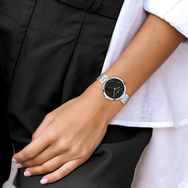 Buy Hugo Boss Mens Chronograph Quartz Silver Stainless Steel Black Dial 40mm Watch - 1513641 in Pakistan