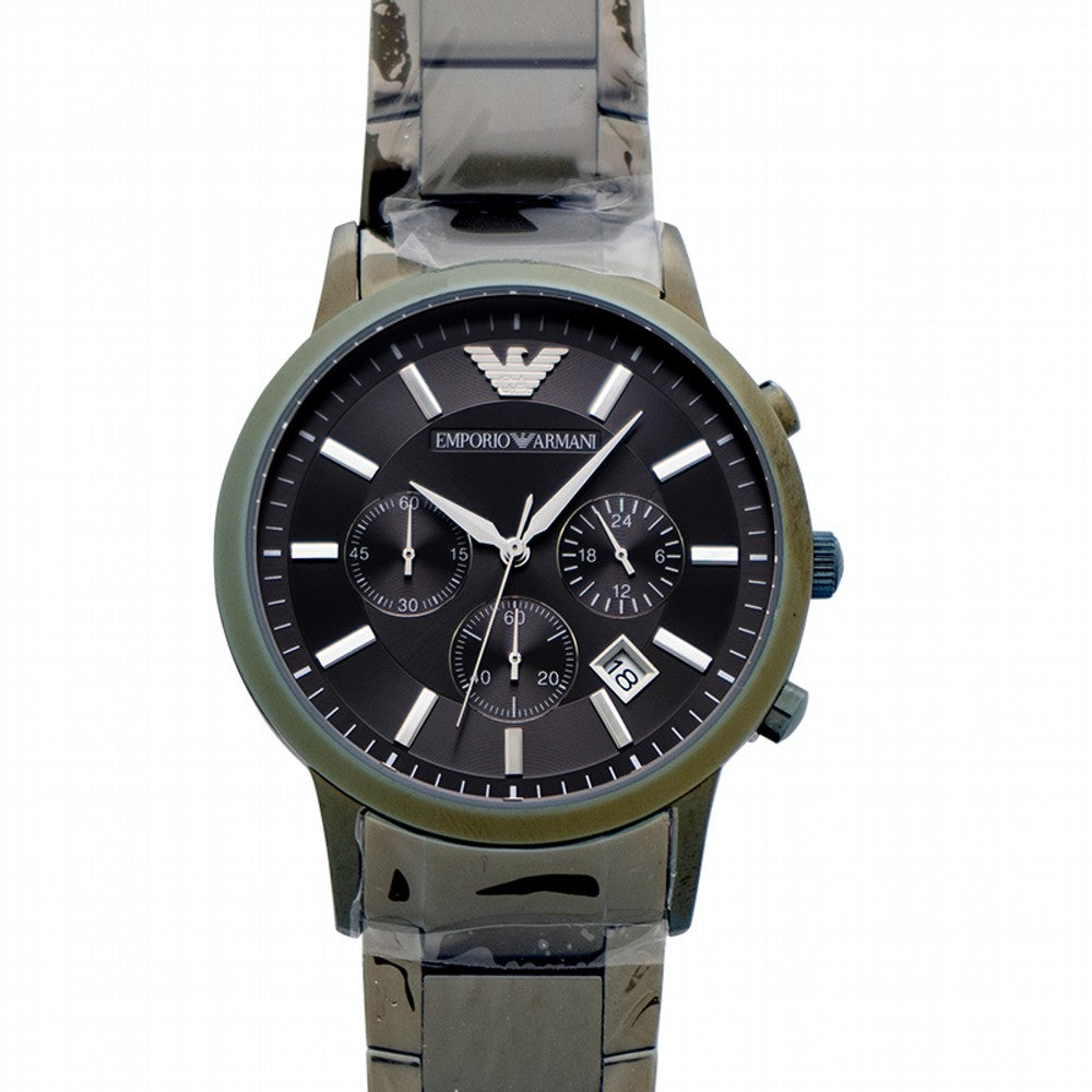 Buy Emporio Armani Men's Chronograph Quartz Stainless Steel Grey Dial 43mm Watch AR11117 in Pakistan