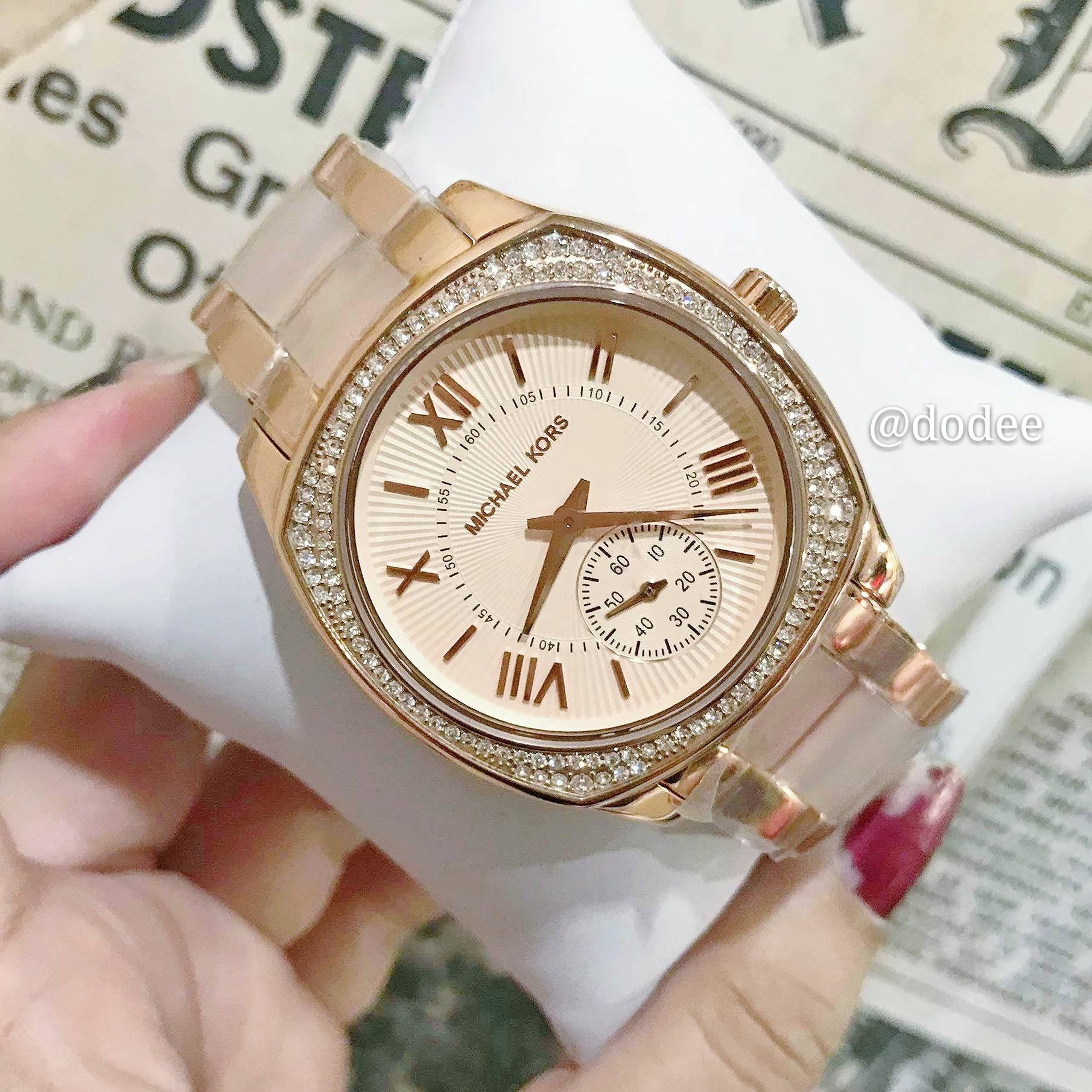 Buy Michael Kors Bryn Rose Gold Dial Rose Gold-tone Ladies Watch - Mk6135 in Pakistan