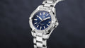Buy Tag Heuer Aquaracer 35mm Blue Diamonds Dial Silver Steel Strap Watch for Women - WAY131N.BA0748 in Pakistan