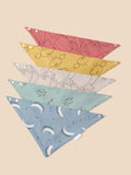 Buy SHEIN 5pcs Baby Cartoon Graphic Bandana Bib in Pakistan