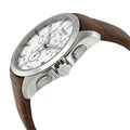 Buy Tissot Men’s Quartz Swiss Made Brown Leather Strap Silver Dial 41mm Watch T035.617.16.031.00 in Pakistan