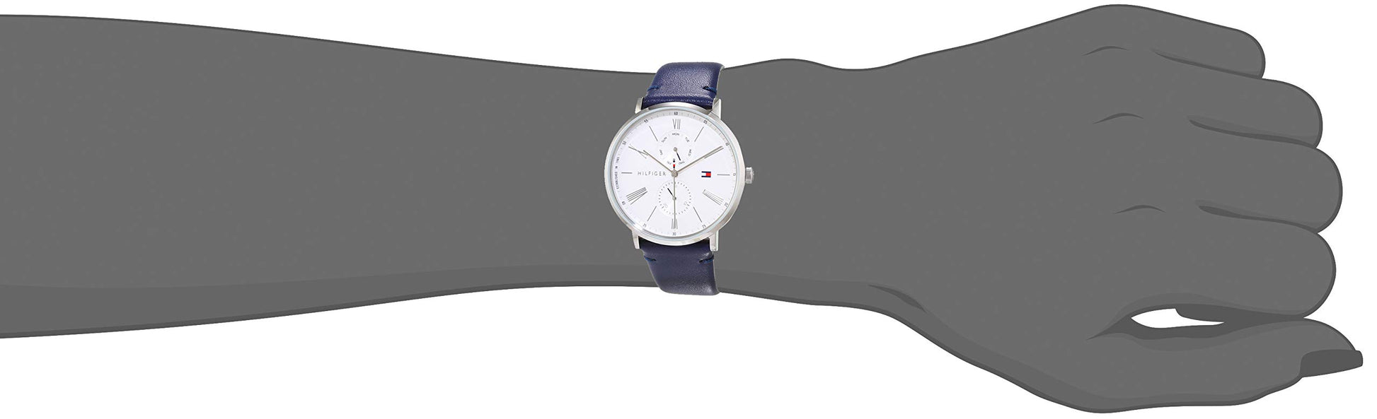 Buy Tommy Hilfiger Jenna White Dial Blue Leather Strap Watch for Women - 1782072 in Pakistan