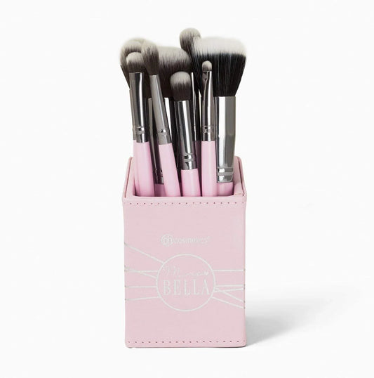 Buy BH Cosmetics Mrs Bella 9 Piece Brush Set With a Brush Holder in Pakistan
