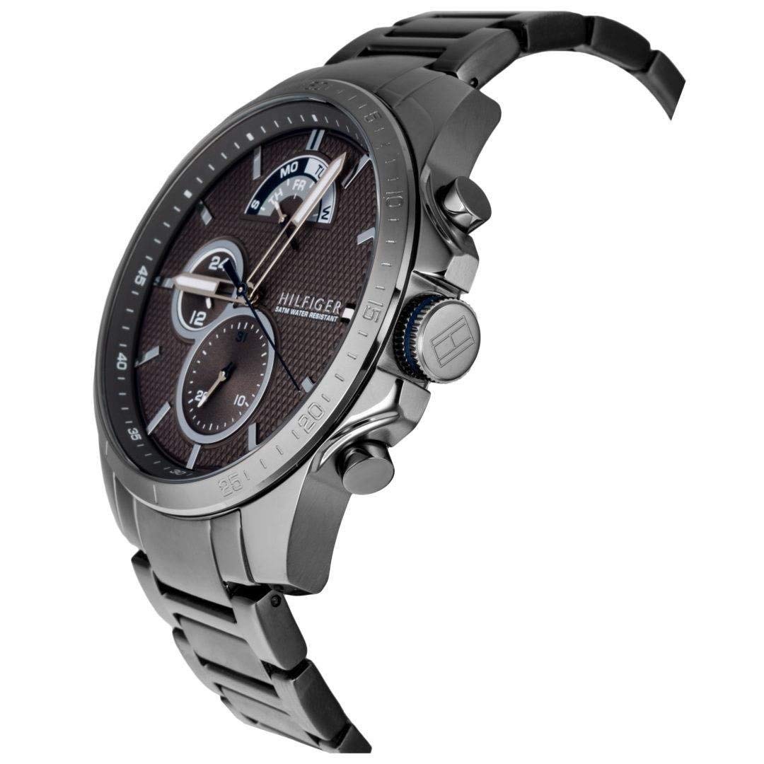 Buy Tommy Hilfiger Mens Quartz Stainless Steel Grey Dial 46mm Watch - 1791347 in Pakistan