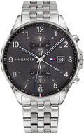 Buy Tommy Hilfiger Mens Quartz Silver Stainless Steel Grey Dial 44mm Watch - 1791707 in Pakistan