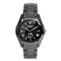 Buy Emporio Armani Ceramica Black Dial Black Steel Strap Watch for Women - AR1402 in Pakistan