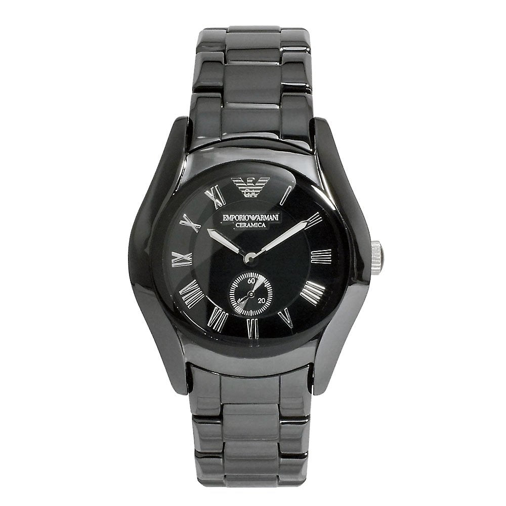 Buy Emporio Armani Ceramica Black Dial Black Steel Strap Watch for Women - AR1402 in Pakistan