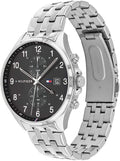 Buy Tommy Hilfiger Mens Quartz Silver Stainless Steel Grey Dial 44mm Watch - 1791707 in Pakistan