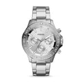 Buy Fossil Men's Chronograph Quartz Silver Stainless Steel Silver Dial 45mm Watch BQ2490 in Pakistan