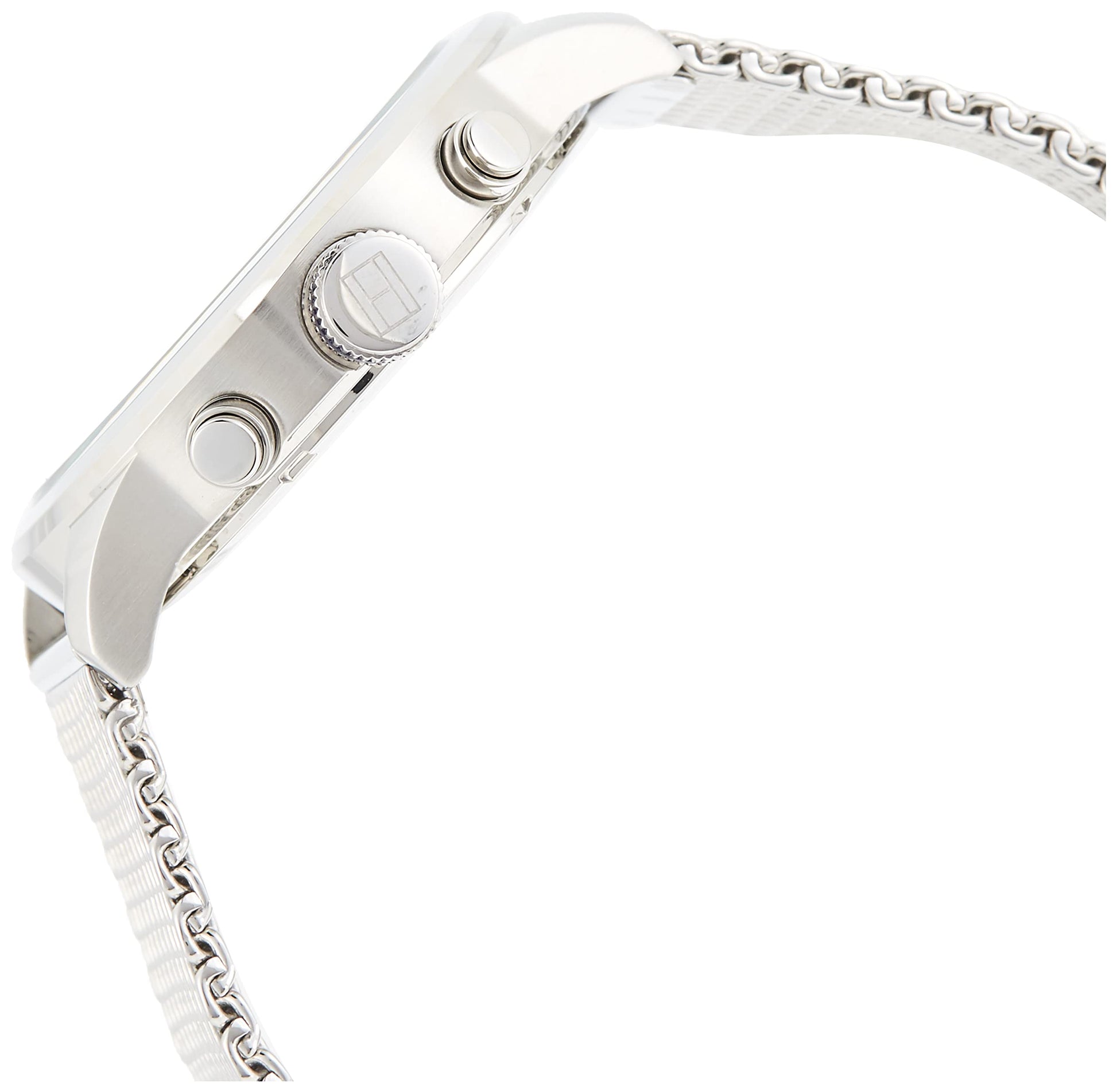 Buy Tommy Hilfiger Mens Quartz Stainless Steel Blue Dial 44mm Watch - 1791596 in Pakistan