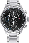 Buy Tommy Hilfiger Mens Quartz Stainless Steel Black Dial 46mm Watch - 1791805 in Pakistan